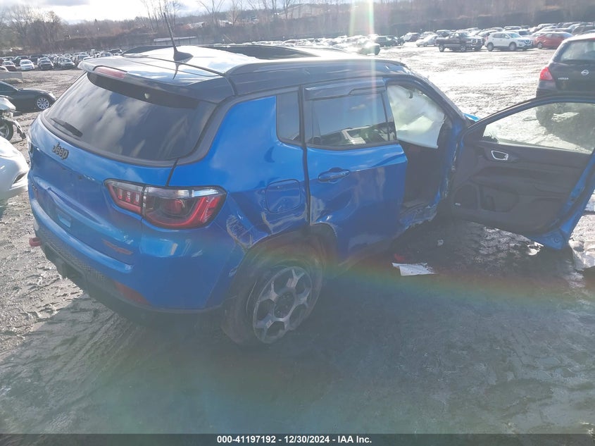 2022 JEEP COMPASS TRAILHAWK 4X4 - 3C4NJDDB6NT124743