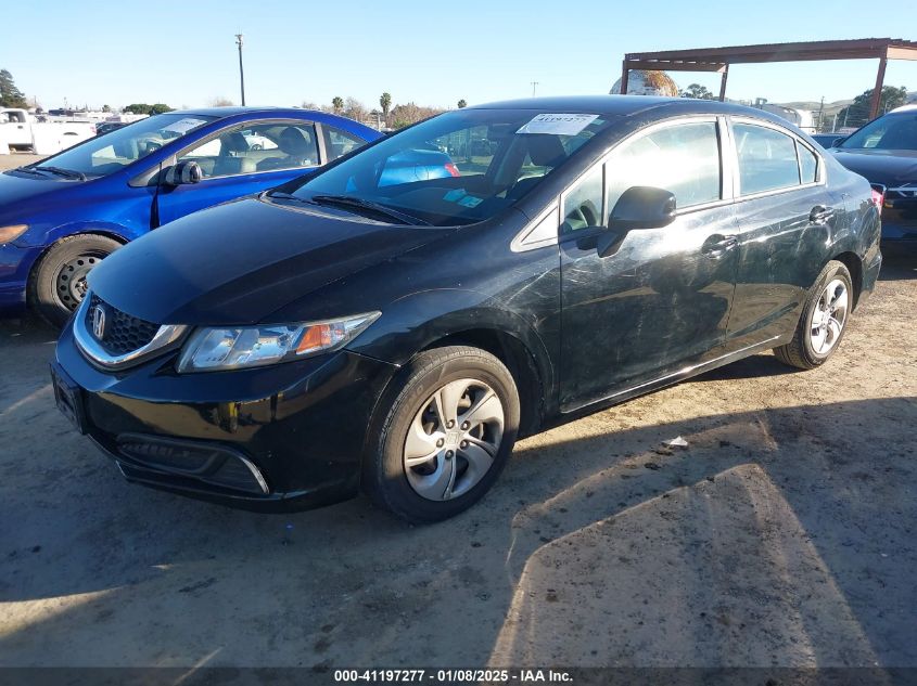 VIN 19XFB2F54DE280957 2013 Honda Civic, LX no.2