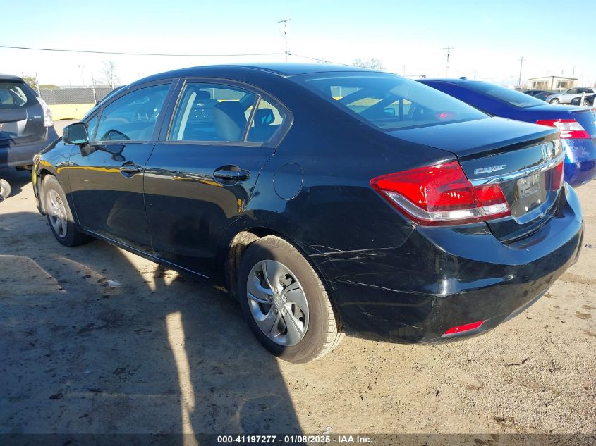 VIN 19XFB2F54DE280957 2013 Honda Civic, LX no.3