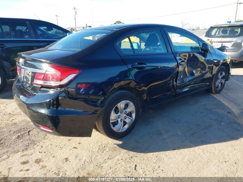 VIN 19XFB2F54DE280957 2013 Honda Civic, LX no.4