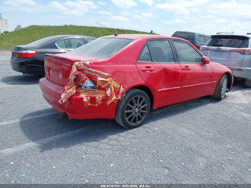 JTHBD192250097554 2005 LEXUS IS photo no. 4