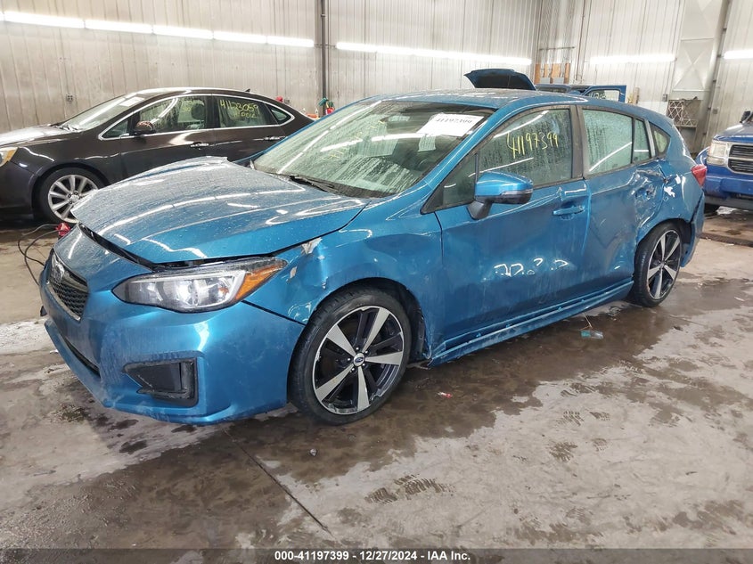 2018 SUBARU IMPREZA VIN: 4S3GTAL6XJ1706870