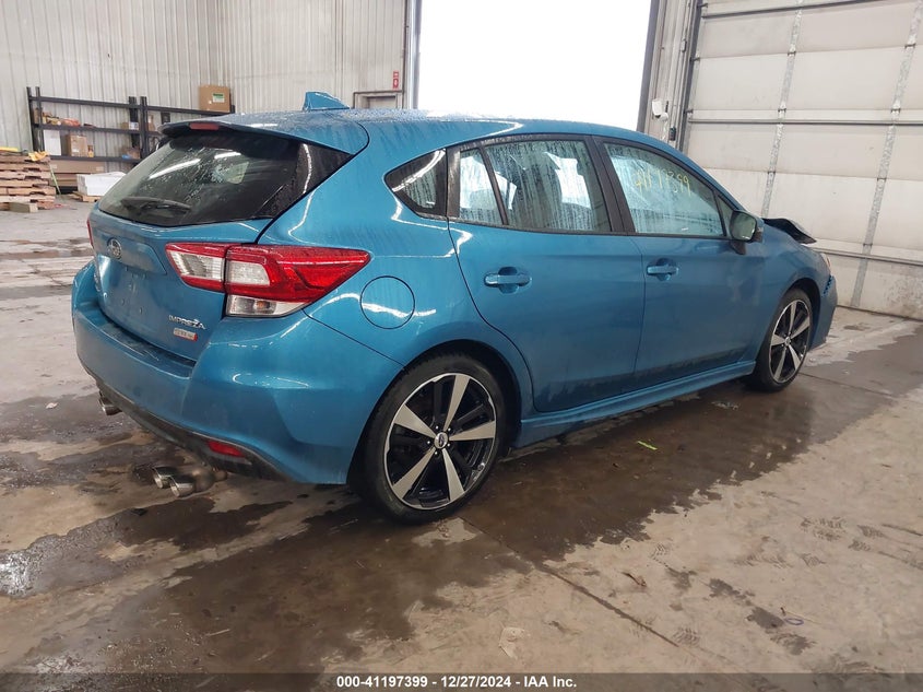 2018 SUBARU IMPREZA VIN: 4S3GTAL6XJ1706870