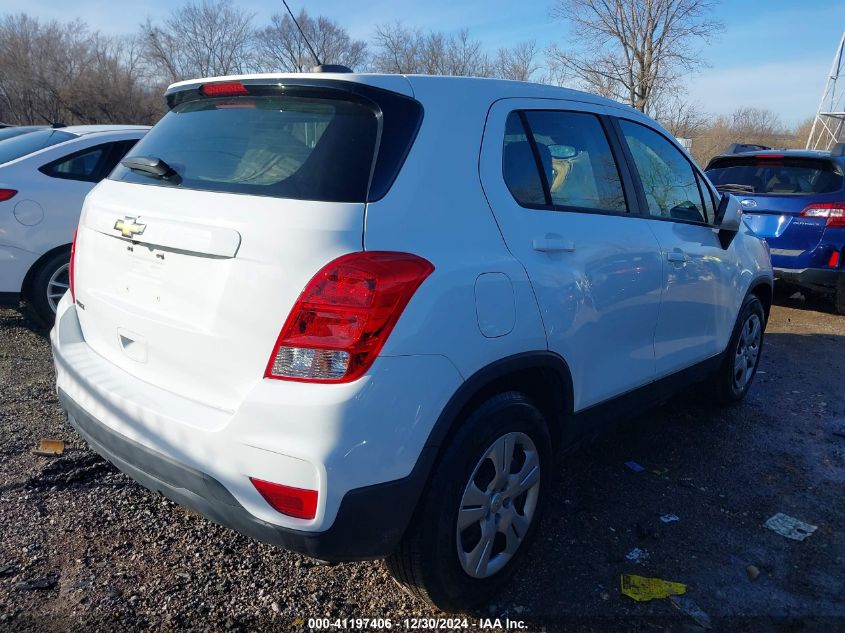 VIN KL7CJKSB8HB071786 2017 CHEVROLET TRAX no.4