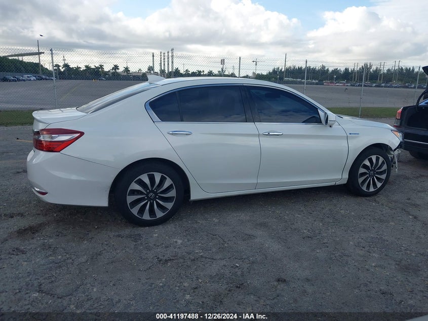 2017 HONDA ACCORD HYBRID VIN: JHMCR6F5XHC001366