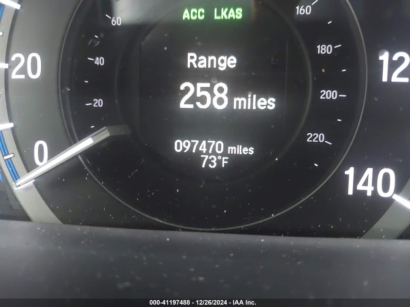2017 HONDA ACCORD HYBRID VIN: JHMCR6F5XHC001366