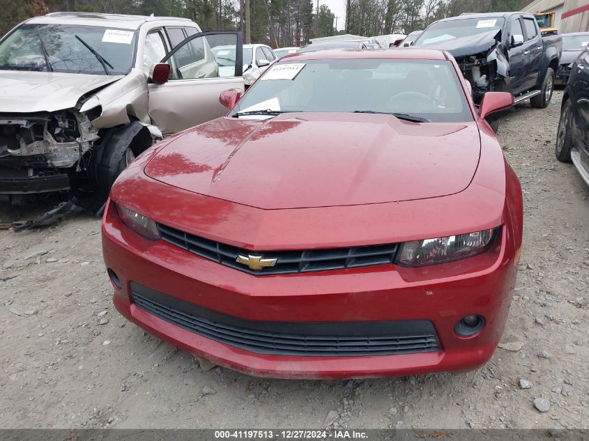 2015 Chevrolet Camaro 1Lt VIN: 2G1FD1E31F9222156 Lot: 41197513