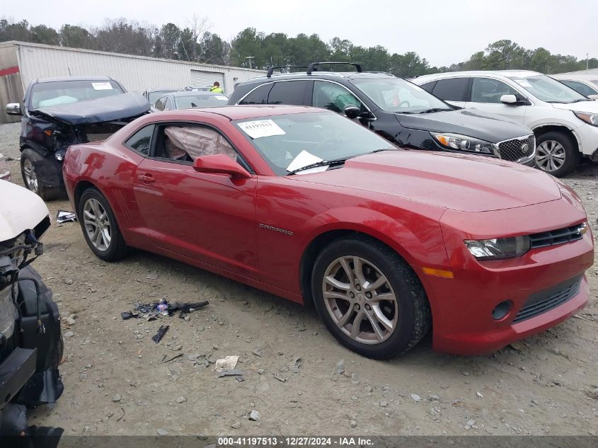 2015 Chevrolet Camaro 1Lt VIN: 2G1FD1E31F9222156 Lot: 41197513