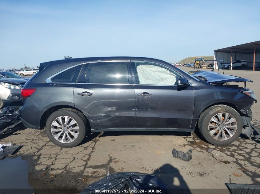 VIN 5FRYD4H60EB019209 2014 Acura MDX, Technology Pk... no.14