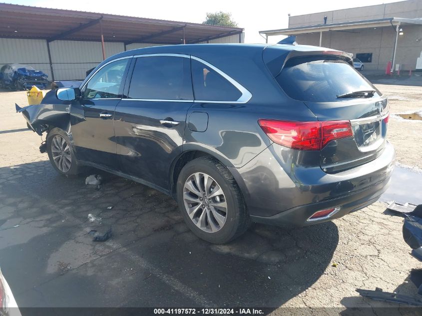 VIN 5FRYD4H60EB019209 2014 Acura MDX, Technology Pk... no.3