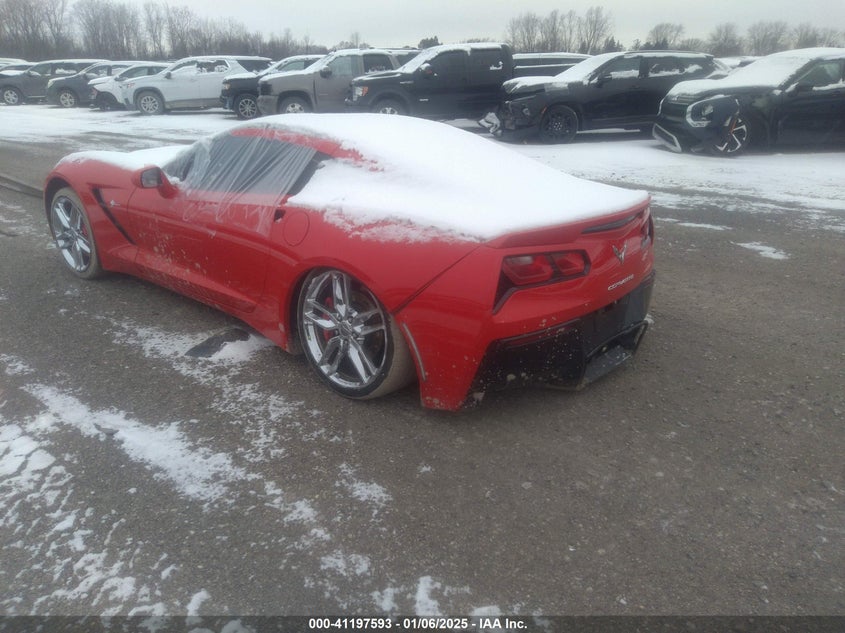 Vin: 1g1yk2d7xg5106140, lot: 41687885, chevrolet corvette stingray z51 20163