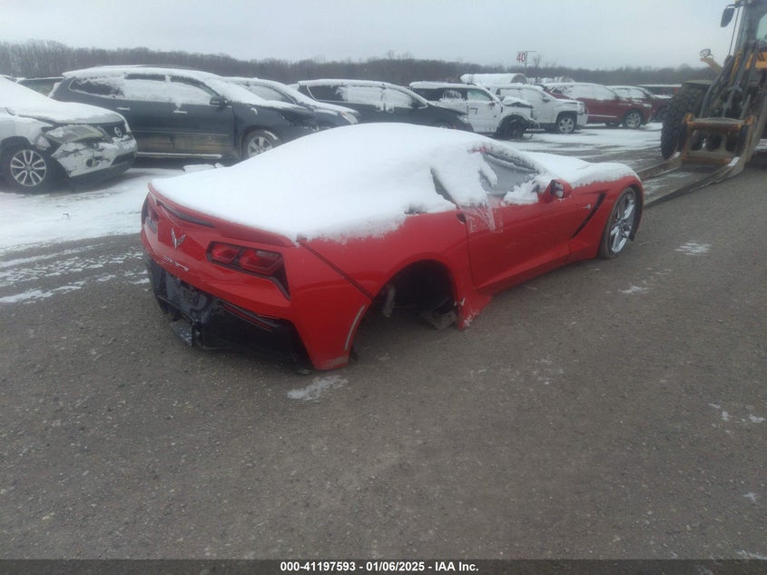 Vin: 1g1yk2d7xg5106140, lot: 41687885, chevrolet corvette stingray z51 20164