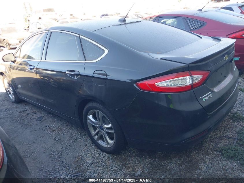 VIN 3FA6P0SU3FR147496 2015 Ford Fusion, Energi Tita... no.3