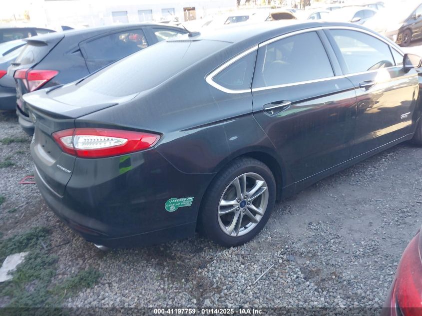 VIN 3FA6P0SU3FR147496 2015 Ford Fusion, Energi Tita... no.4