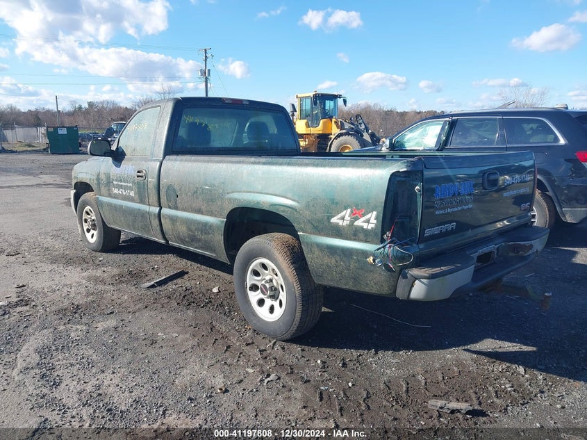 2005 GMC SIERRA TRUCK 4.8L V-8 285HP