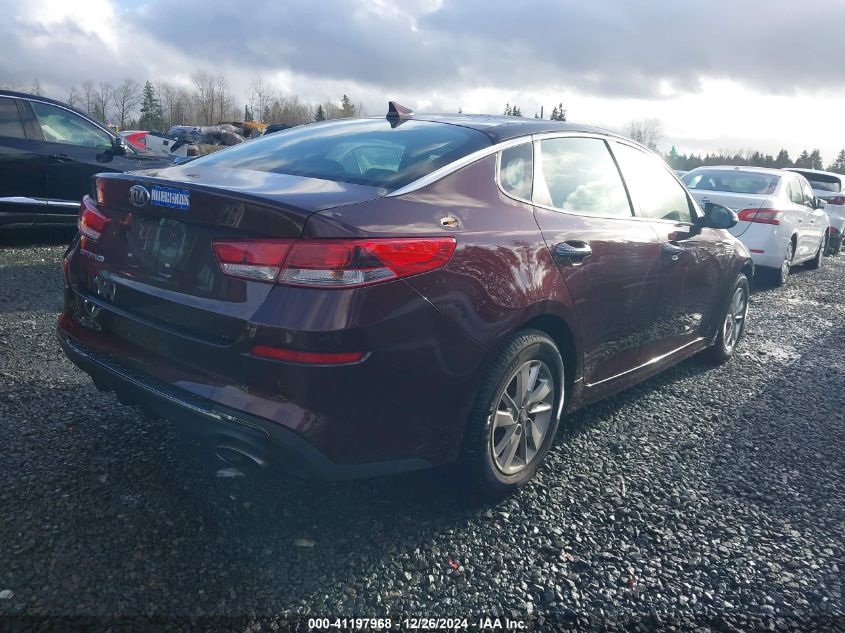 VIN 5XXGT4L38KG277242 2019 KIA Optima, LX no.4