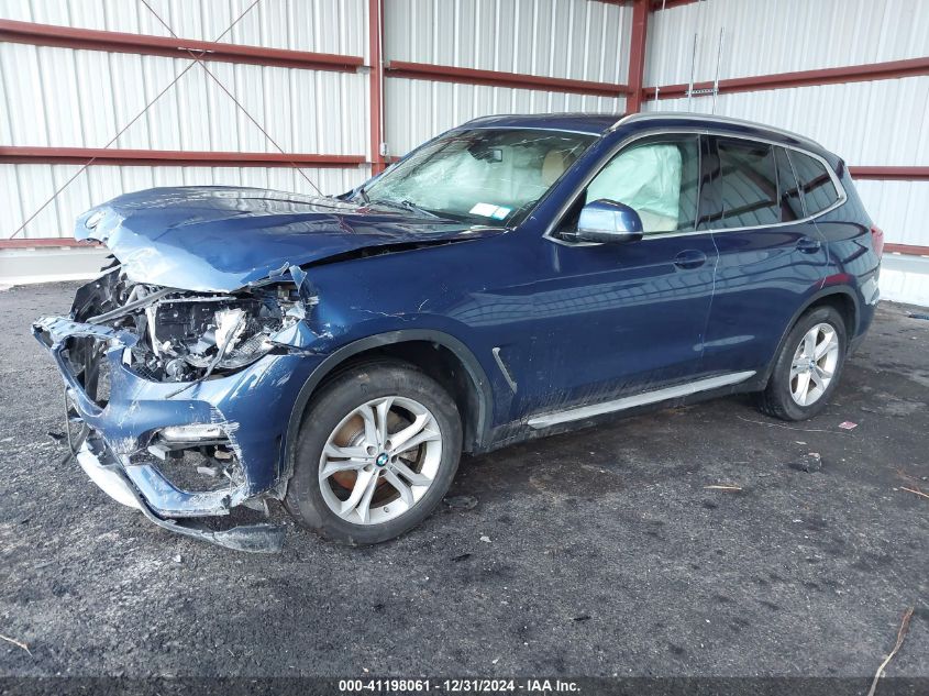 VIN 5UXTR9C52KLP83157 2019 BMW X3, Xdrive30I no.2