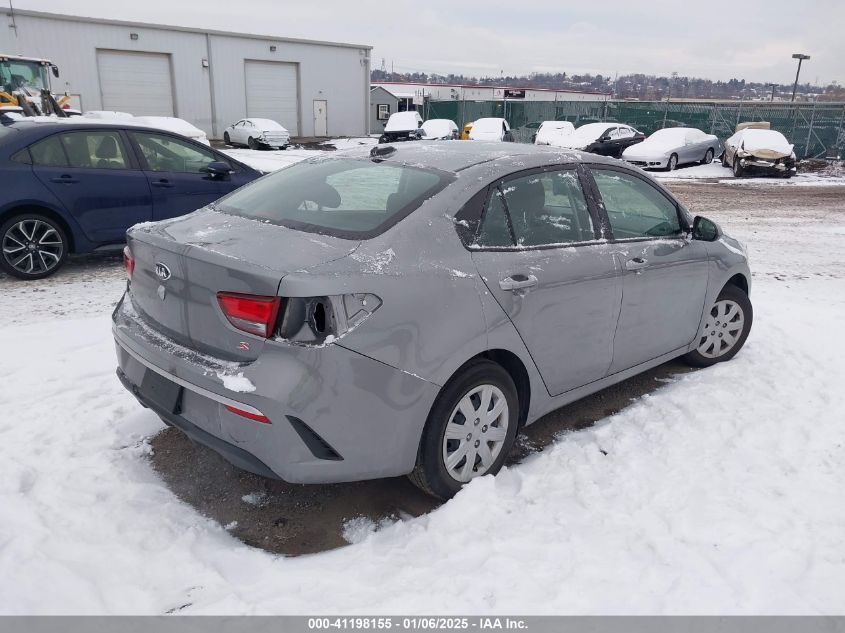 VIN 3KPA24AD9ME403706 2021 KIA Rio, S no.4