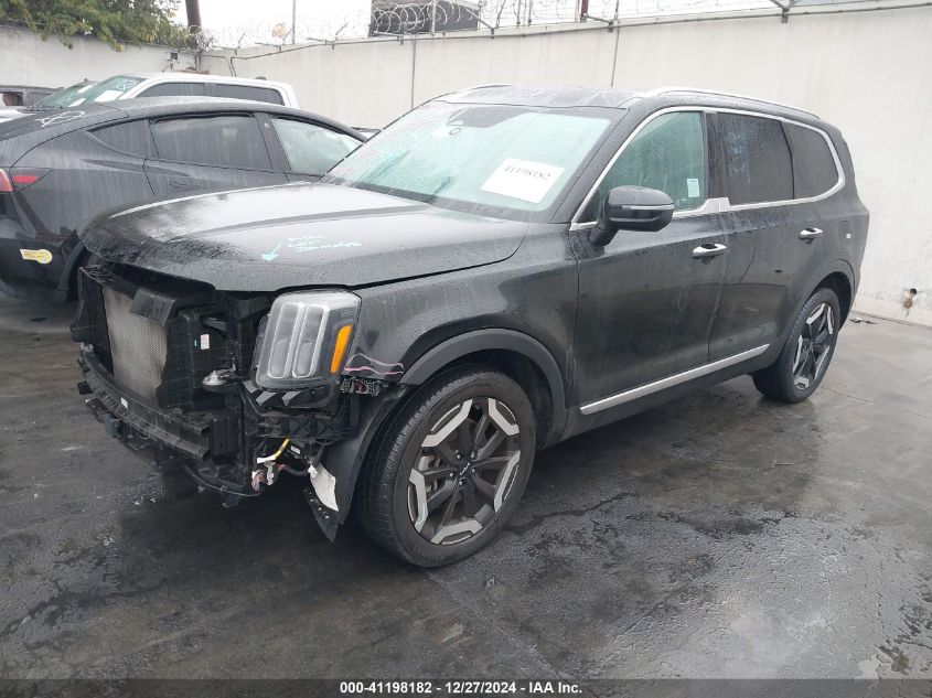 VIN 5XYP64GC4PG372871 2023 KIA TELLURIDE no.2