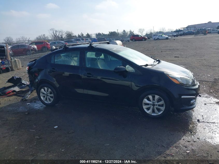 2016 Kia Rio Ex VIN: KNADN4A30G6645870 Lot: 41198214