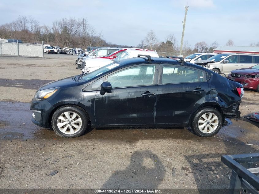 2016 Kia Rio Ex VIN: KNADN4A30G6645870 Lot: 41198214