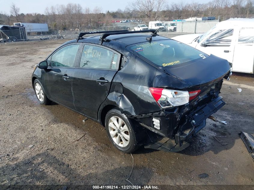 VIN KNADN4A30G6645870 2016 KIA Rio, EX no.3