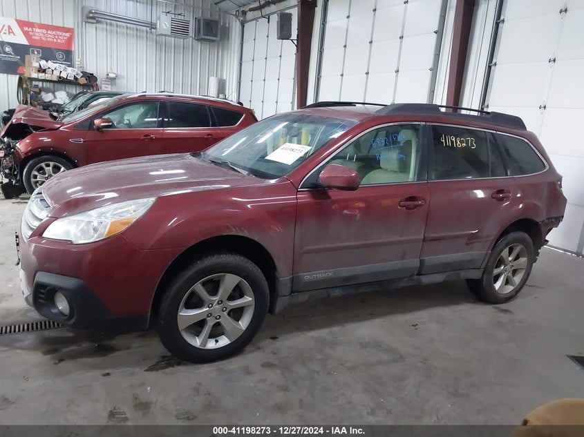 2014 SUBARU OUTBACK 2.5I LIMITED - 4S4BRBLC5E3320240