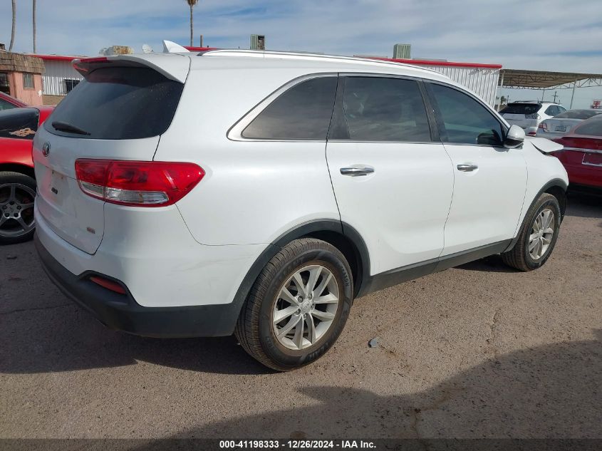 VIN 5XYPG4A37GG153697 2016 KIA Sorento, 2.4L Lx no.4