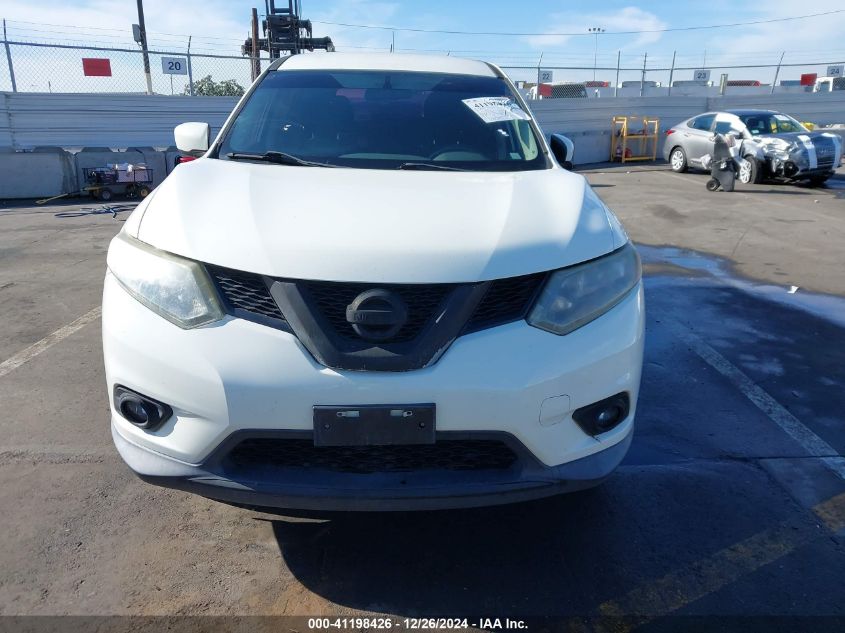 2016 Nissan Rogue S/Sl/Sv VIN: 5N1AT2MVXGC761751 Lot: 41198426