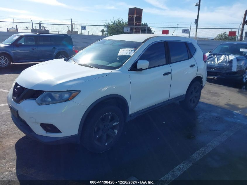 VIN 5N1AT2MVXGC761751 2016 Nissan Rogue, S/Sl/Sv no.2