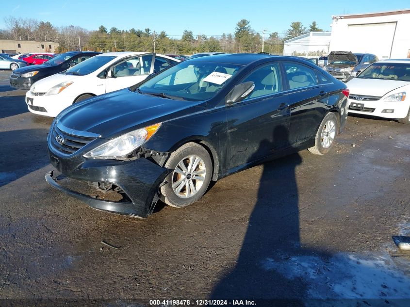 VIN 5NPEB4AC0EH824347 2014 HYUNDAI SONATA no.2