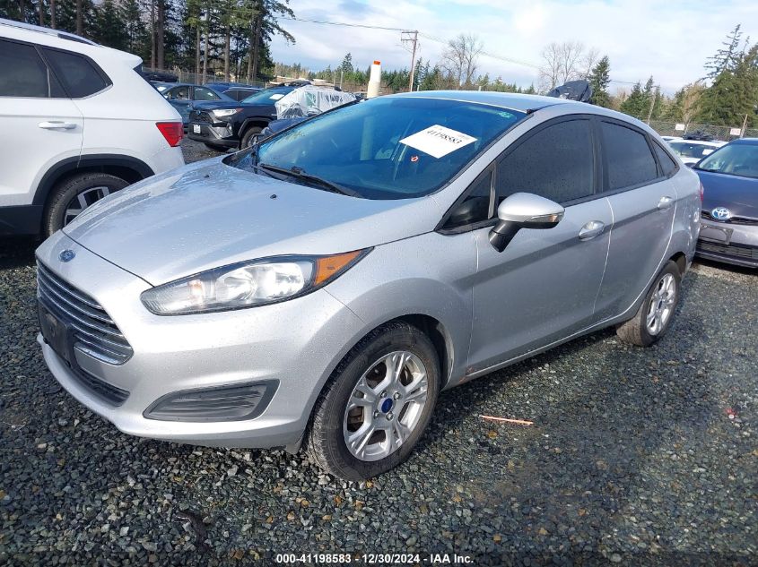 VIN 3FADP4BJ2GM183831 2016 Ford Fiesta, SE no.2