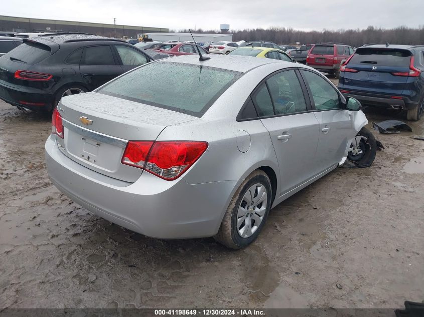 VIN 1G1PA5SH1E7280076 2014 Chevrolet Cruze, Ls Auto no.4