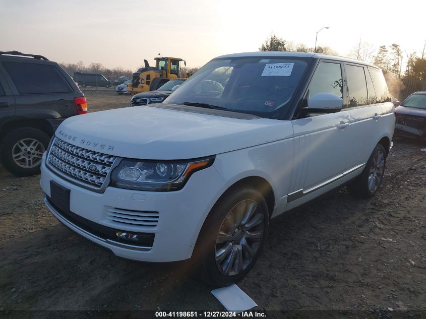 VIN SALGS2EF4GA285056 2016 LAND ROVER RANGE ROVER no.2