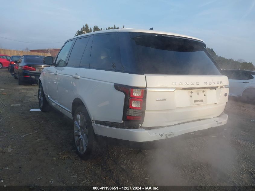 VIN SALGS2EF4GA285056 2016 LAND ROVER RANGE ROVER no.3