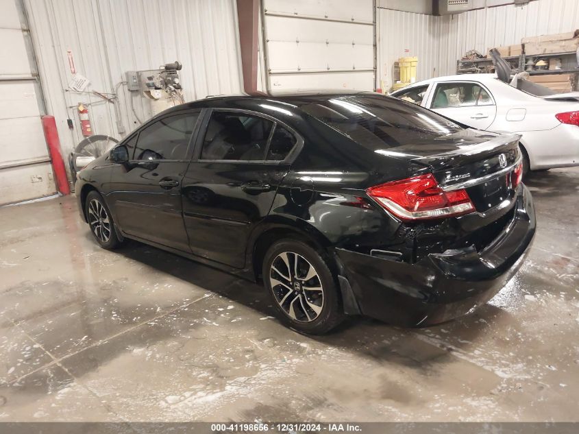 VIN 19XFB2F86DE067406 2013 Honda Civic, EX no.3