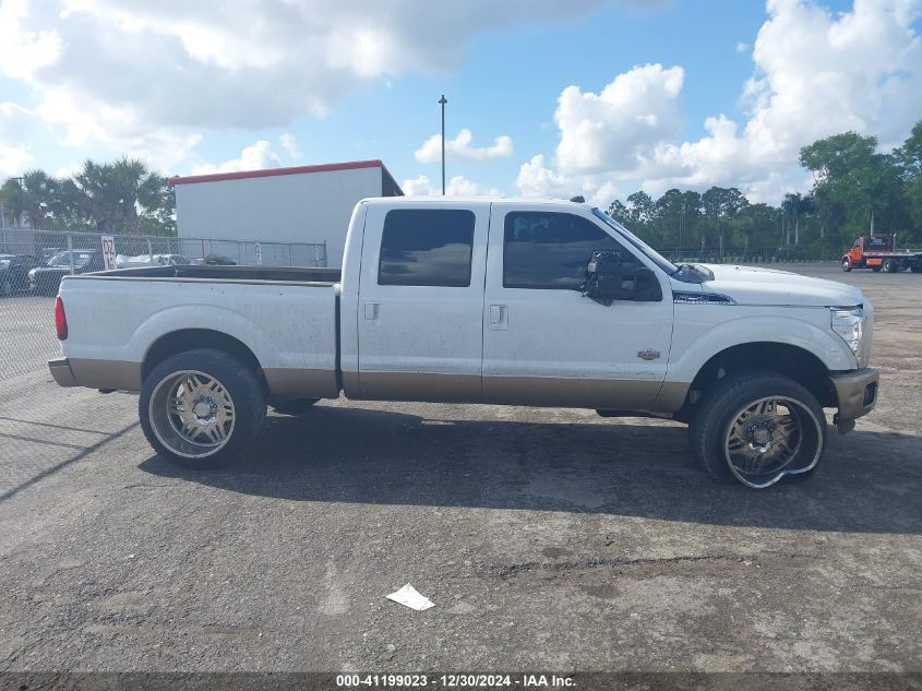 2013 Ford F-250 Lariat VIN: 1FT7W2BT6DEB55497 Lot: 41199023