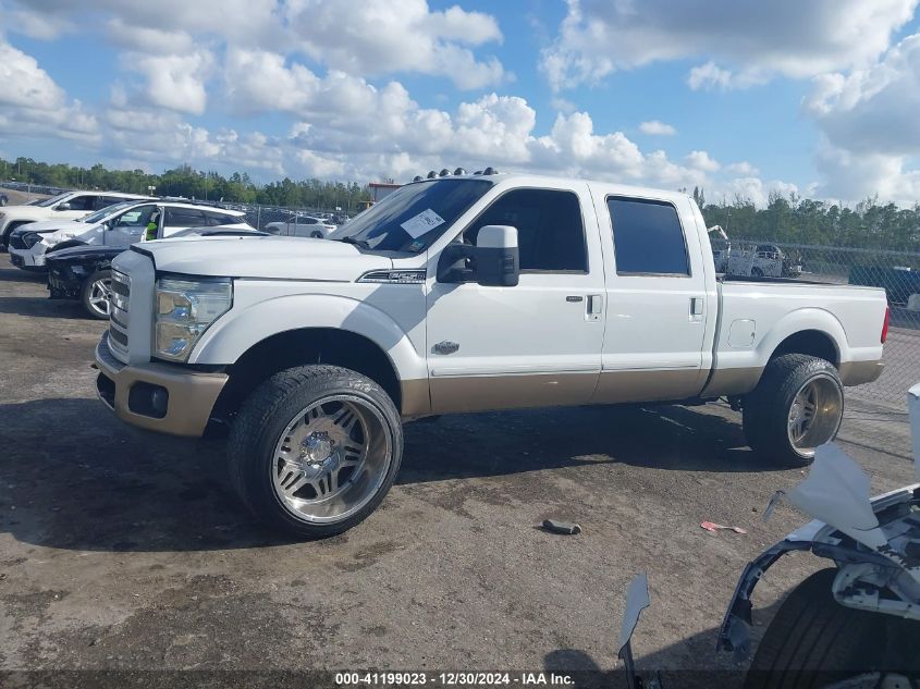 2013 Ford F-250 Lariat VIN: 1FT7W2BT6DEB55497 Lot: 41199023