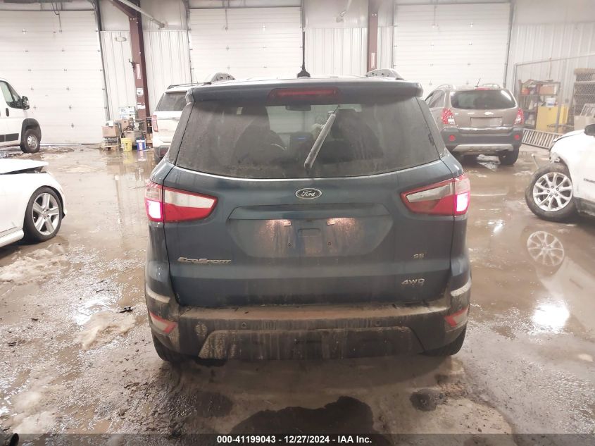 2022 Ford Ecosport Se VIN: MAJ6S3GL5NC471742 Lot: 41199043