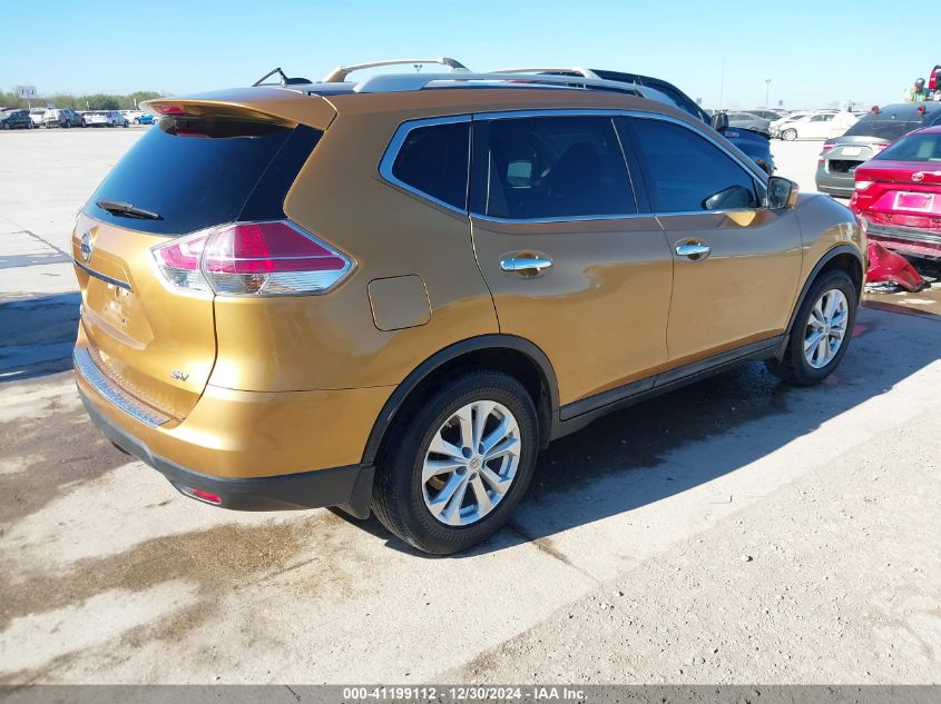 VIN 5N1AT2ML7FC770873 2015 Nissan Rogue, SV no.4