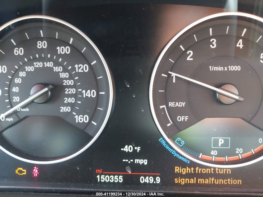 2016 BMW 320I VIN: WBA8A9C59GK618831