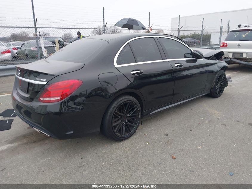 VIN 55SWF4KB4GU144627 2016 MERCEDES-BENZ C 300 no.4