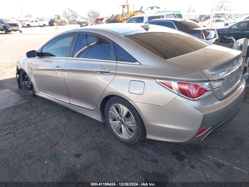 VIN KMHEC4A48EA103749 2014 Hyundai Sonata, Hybrid L... no.3