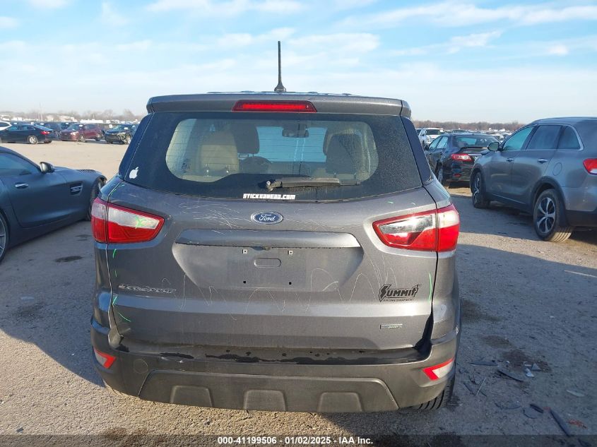 2018 Ford Ecosport S VIN: MAJ3P1RE3JC186863 Lot: 41199506