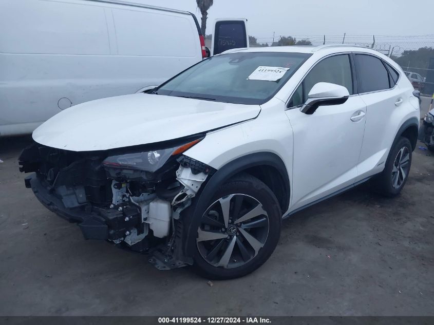 VIN JTJBJRBZ2K2105844 2019 Lexus NX, 300H no.2