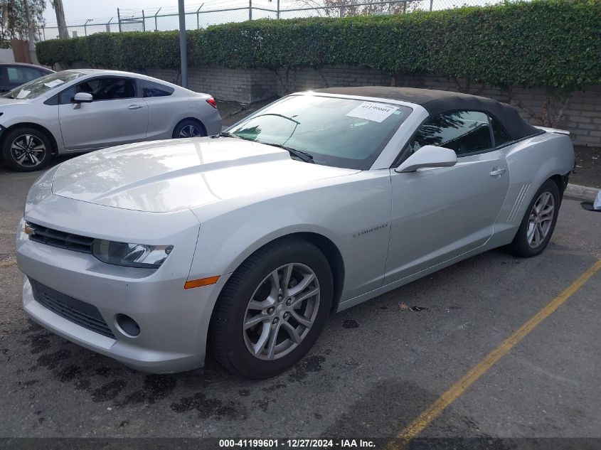 VIN 2G1FB3D33E9220653 2014 Chevrolet Camaro, 1LT no.2