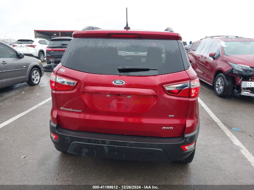 2020 Ford Ecosport Se VIN: MAJ6S3GL7LC336128 Lot: 41199612