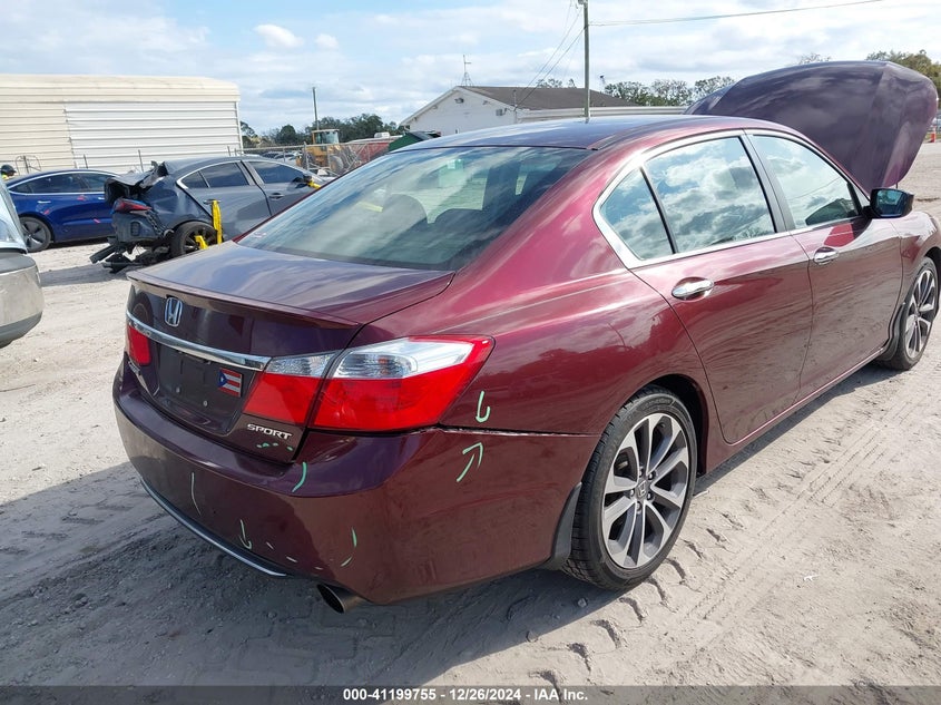 2014 HONDA ACCORD VIN: 1HGCR2F56EA136993