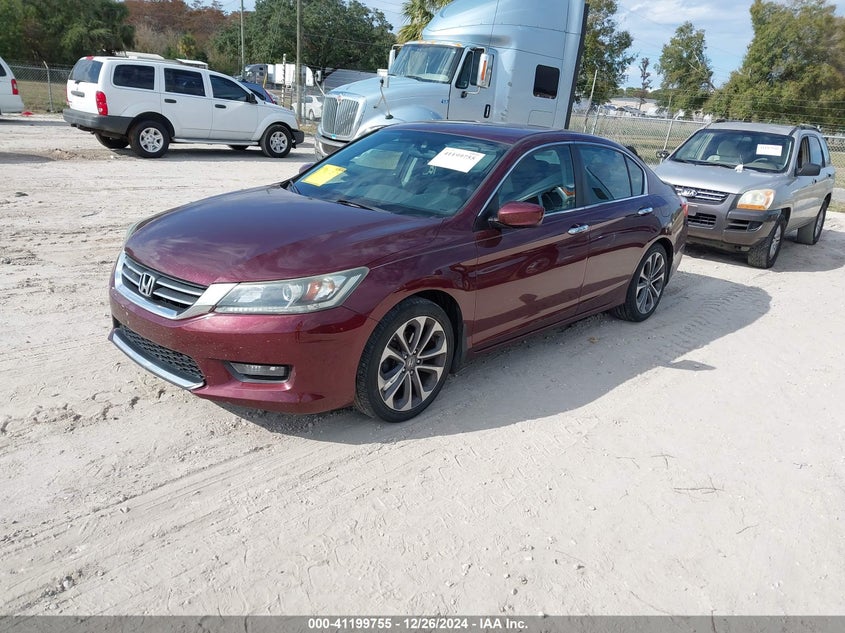2014 HONDA ACCORD VIN: 1HGCR2F56EA136993