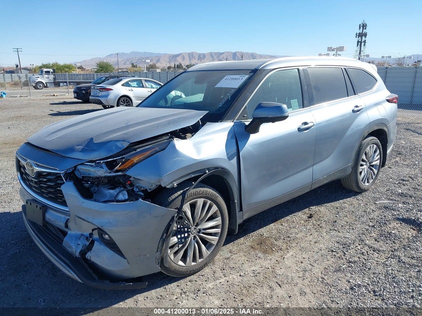 Vin: 5tdkdrbh4rs528705, lot: 41690305, toyota highlander platinum 20242